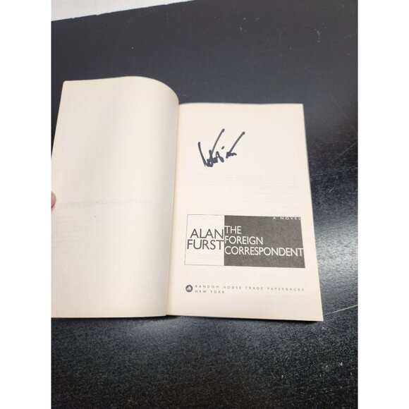 Alan Furst "The Foreign Correspondent" Hand Signed by Author Paperback Novel - Picture 8 of 8